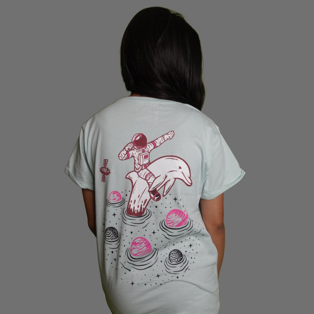 Back and Front Printed Women T-shirt